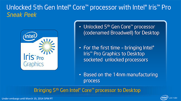 Intel giới thiệu loạt chip Haswell mới, nói về lộ trình ra mắt Broadwell