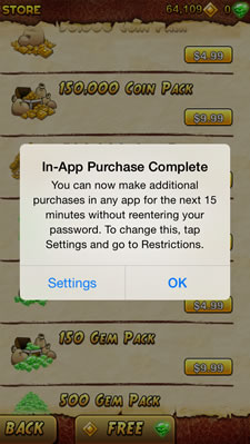 iOS 7.1: Apple cho phép lưu mật khẩu AppStore tối đa 15 phút