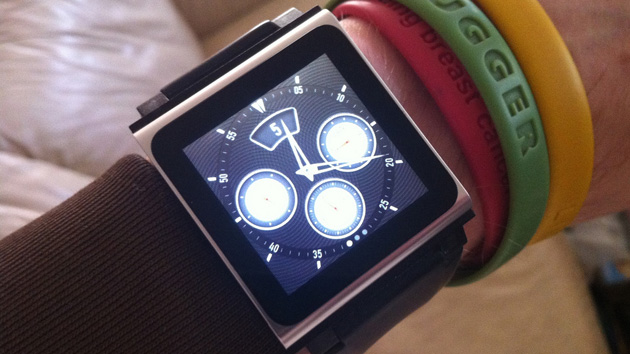 iPod nano used as a pseudo-smartwatch