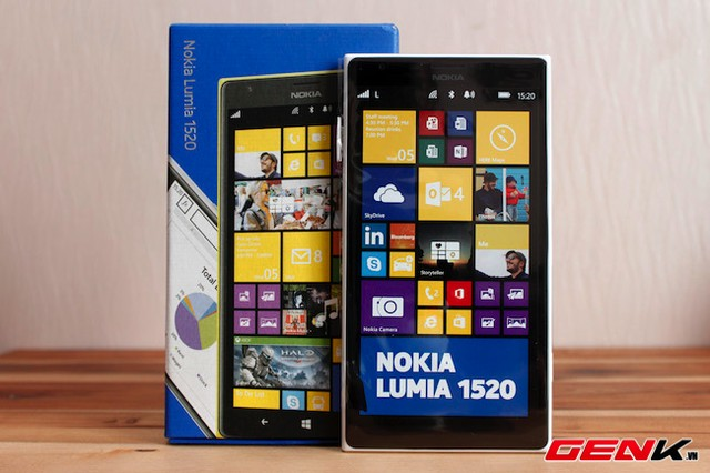 Cảm nhận nhanh Lumia 1520 chính hãng tại Việt Nam