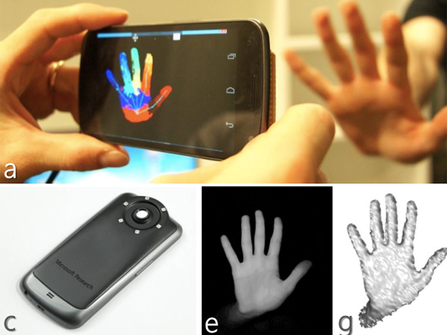Microsoft Research biến camera của smartphone thành cảm biến Kinect giá rẻ