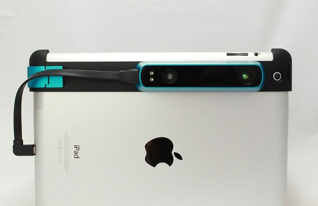 Occipital's Structure Sensor clamps onto your iPad for 3D scanning on the go