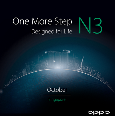 Oppo N3 is teased by the manufacturer