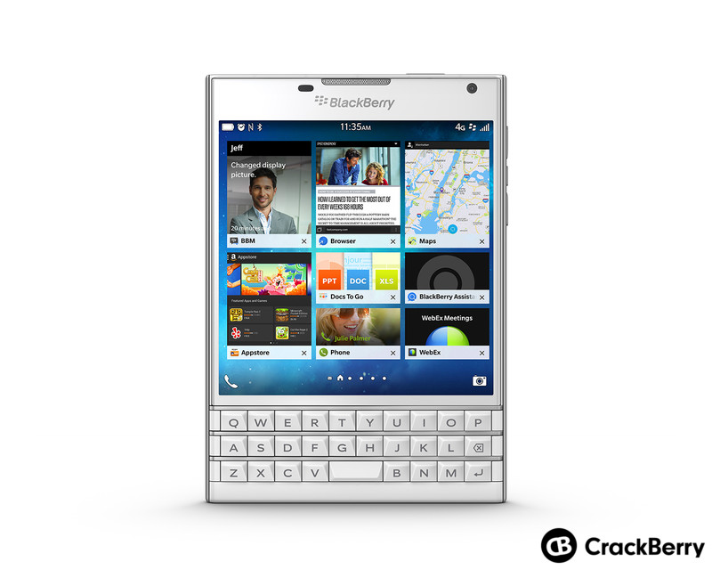 Blackberry xác nhận Passport phiên bản trắng ngọc trai