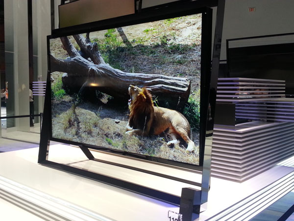 Mẫu TV 110-inch S9 tại CES 2013.