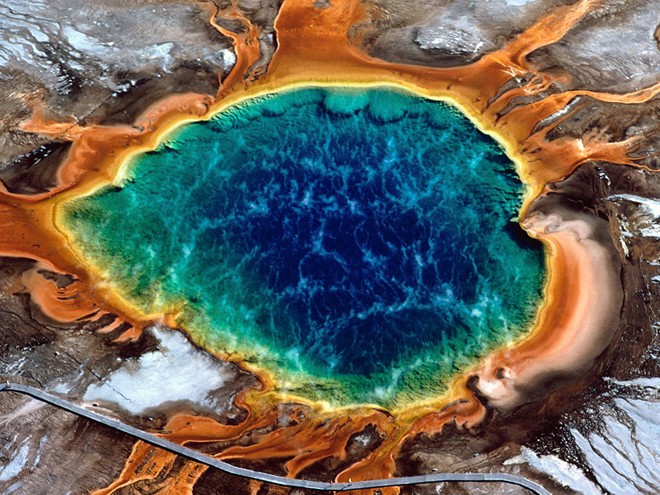 Miệng siêu núi lửa Yellowstone