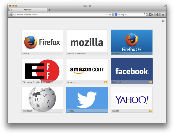 Mozilla sẽ bán quảng cáo ở trang New Tab của Firefox
