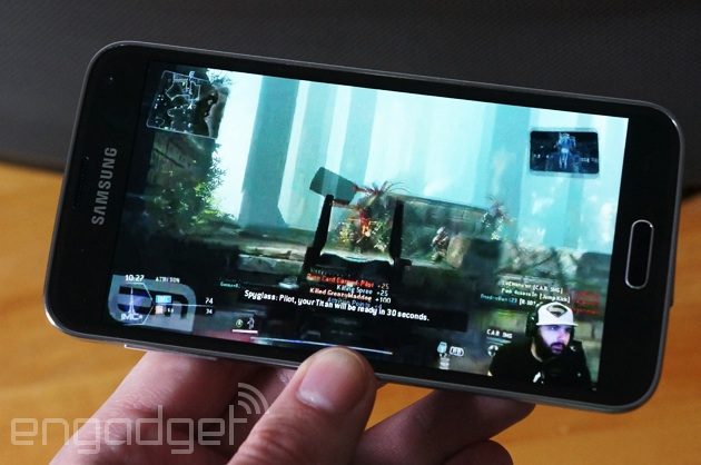 Twitch on Android streaming Titanfall
