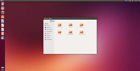 ubuntu desktop home folder