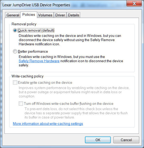 usbdrivespeed 485x500 How To Optimize Data Transfer Speed To & From External Drives 
