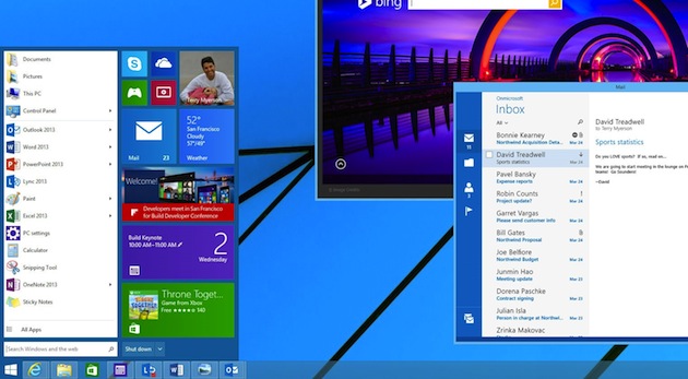 Windows 8.1 có Menu Start kiểu mới với Live Tile sinh động