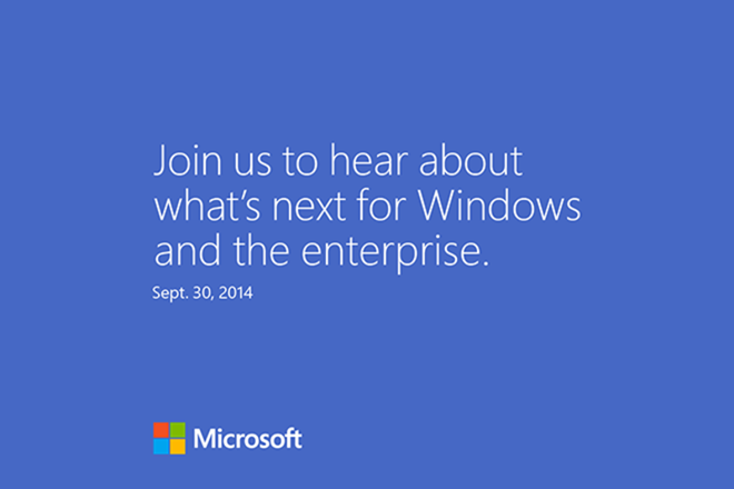 Microsoft sẽ công bố Windows 9 vào ngày 30/9