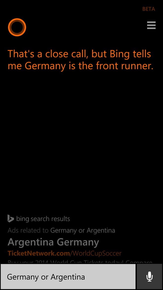 Trợ lý ảo Cortana liên tục dự đoán Đức sẽ vô địch World Cup 