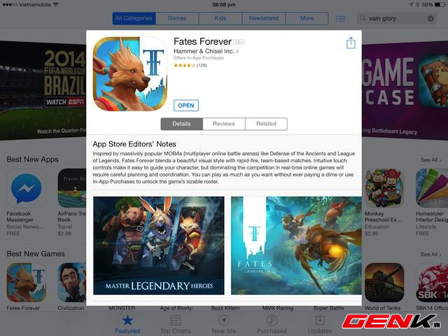 Fates Forever: Trải nghiệm "Liên Minh Huyền Thoại" ngay trên iPad