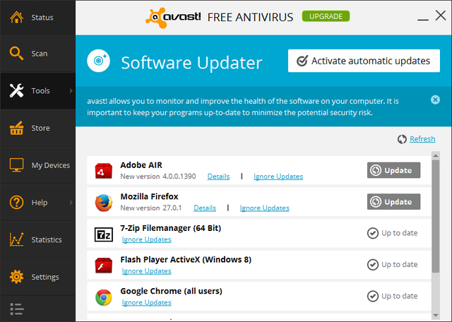 Khám phá sức mạnh Avast Free Antivirus 2014