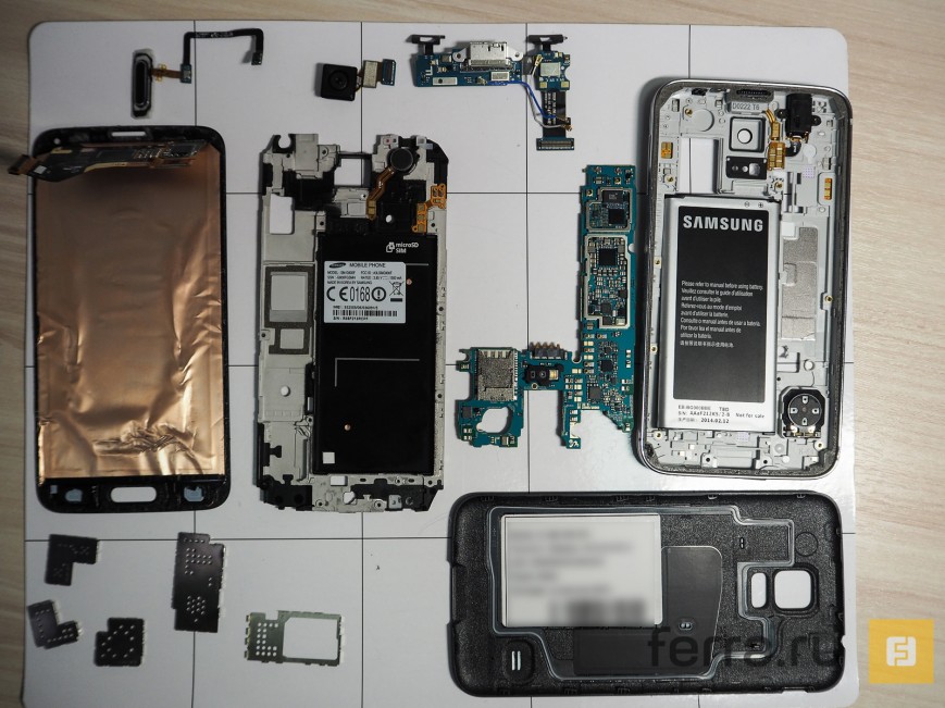 Galaxy S5 khó thay màn hình, sửa chữa phức tạp