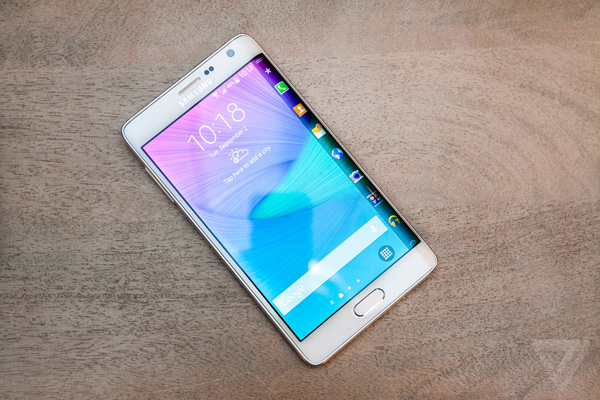 trên tay Galaxy Note edge Samsung 