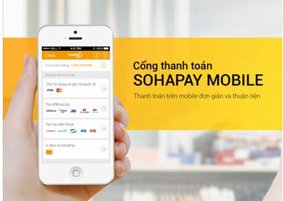 Giới thiệu về cổng thanh toán SohaPay Mobile trên http://sohapay.com/