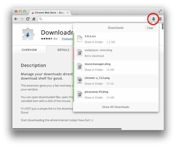 Quản lí Download tốt hơn trong Chrome với Downloadr