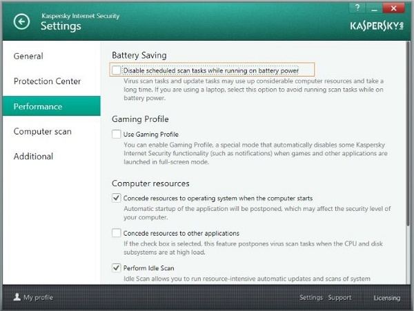 Sửa lỗi Kaspersky Internet Security không tự động Update