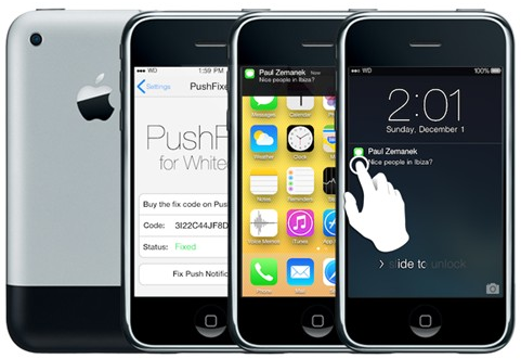 Trải nghiệm iOS 7 trên iPhone 3G và iPhone 2G 3