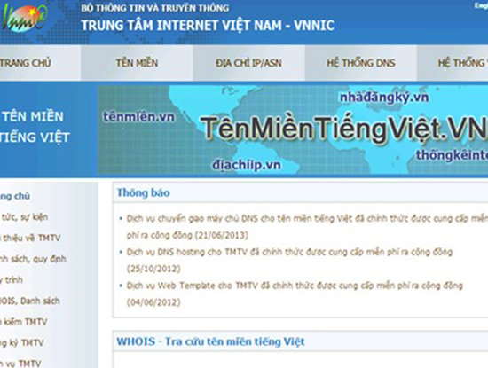 Trong số 1 triệu tên miền tiếng Việt đã đăng ký, vẫn còn tỷ lệ lớn tên miền chưa được đưa vào sử dụng trong thực tế. Ảnh minh họa. Nguồn: Internet.