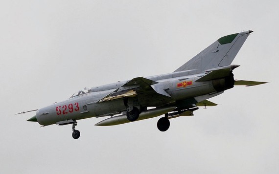 	MiG-21 của Kh&ocirc;ng qu&acirc;n nh&acirc;n d&acirc;n Việt Nam.