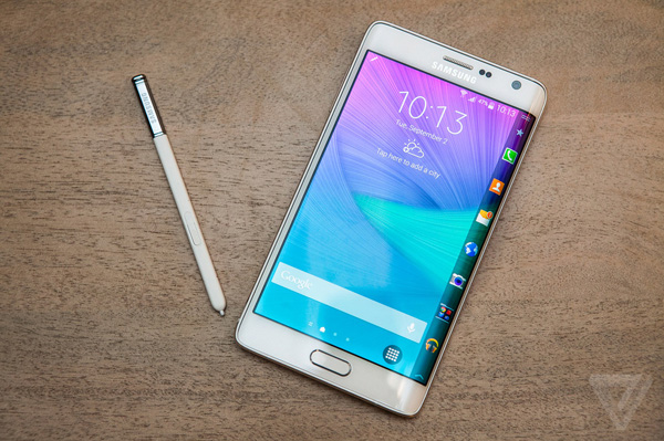 trên tay Galaxy Note edge Samsung 