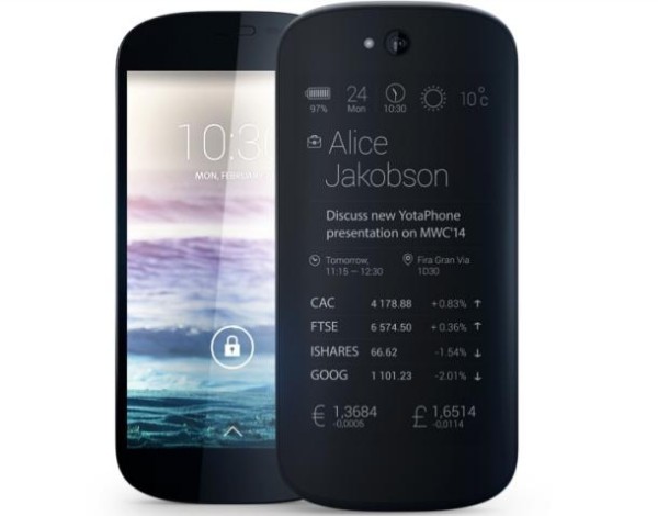 Điện thoại màn hình kép YotaPhone 2 chính thức ra mắt