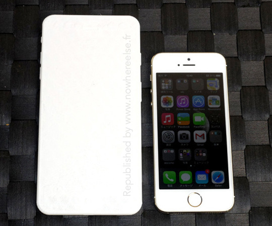 So kích thước iPhone 6 màn hình 5,5 inch và iPhone 5s