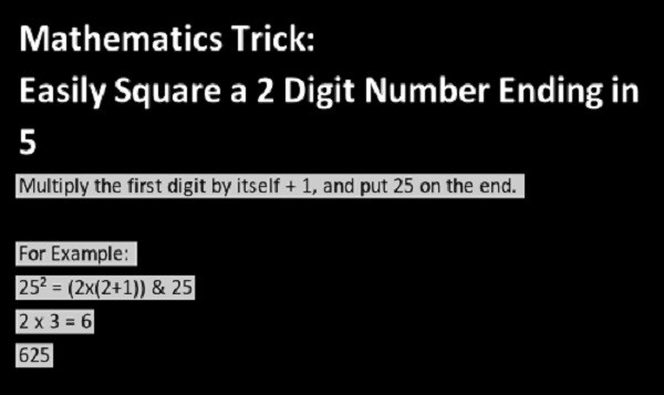 Các mẹo "tính nhẩm" bạn không thể tìm thấy trong sách giáo khoa 