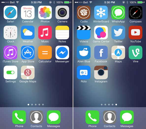 9 giao diện Winterboard cực đẹp cho iOS 7 9