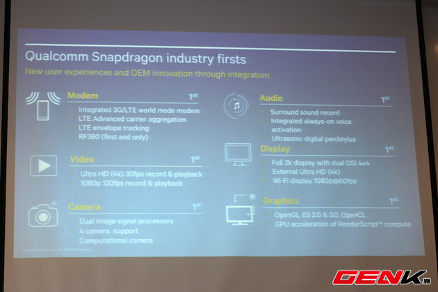 Qualcomm công bố doanh thu Q1/2014, hứa hẹn hỗ trợ triển khai 4G tại Việt Nam