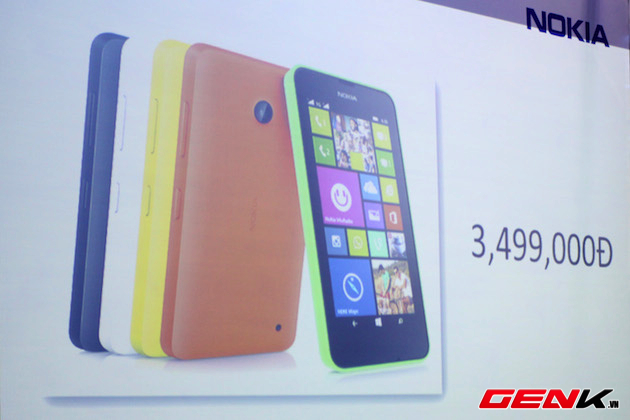 Microsoft ra mắt Lumia 630 hai SIM tại Việt Nam