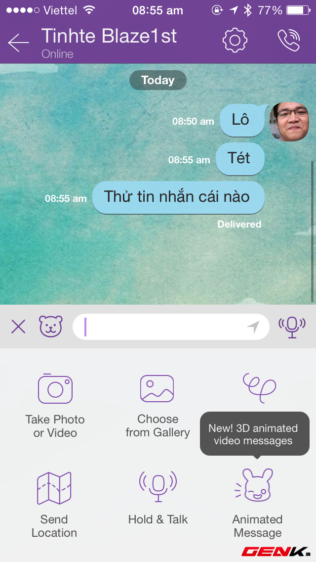 Viber cho iPhone thay đổi hoàn toàn giao diện theo phong cách iOS 7