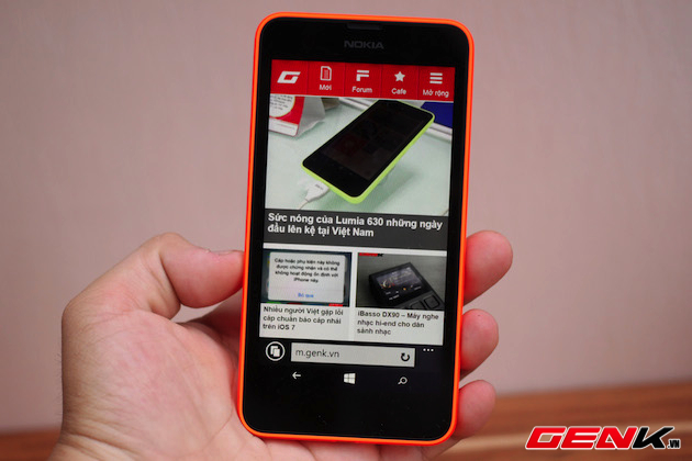 Cảm nhận nhanh Nokia Lumia 630 2 SIM: Máy mượt, Windows Phone 8.1 đa năng