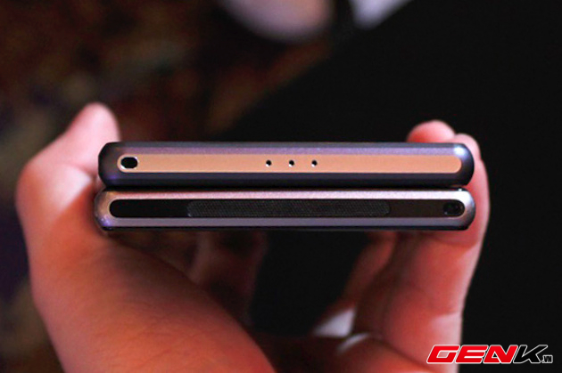 Cận cảnh bom tấn Xperia Z2, so dáng cùng Xperia Z1 và iPhone 5s