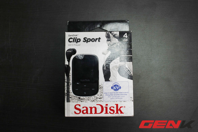 Sandisk Clip Sport – Máy nghe nhạc bình dân, thiết kế trẻ trung năng động