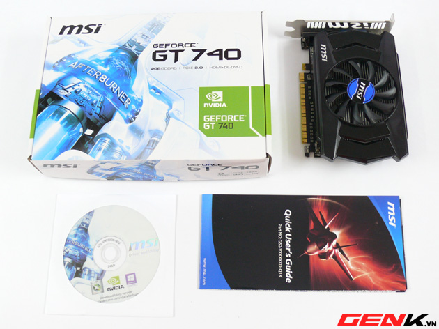 MSI GT 740 1 GB GDDR5: VGA sáng giá cho game thủ và game net