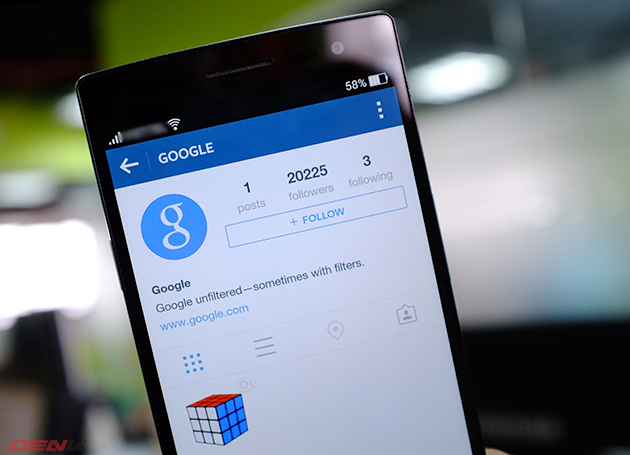 Google chính thức tham gia mạng xã hội hình ảnh Instagram