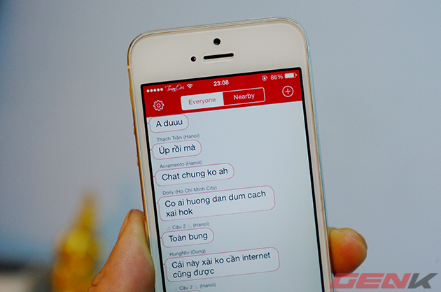 Dùng thử FireChat - Ứng dụng nhắn tin miễn phí không cần kết nối internet