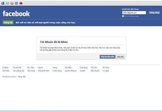 Dễ bị khóa tài khoản Facebook nếu không dùng tên thật