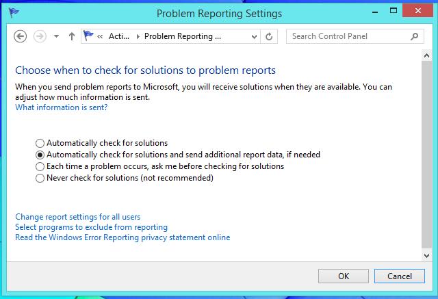 action center problem reporting and solutions Windows 8 Crashing? How To Easily Troubleshoot Blue Screen & Other Issues
