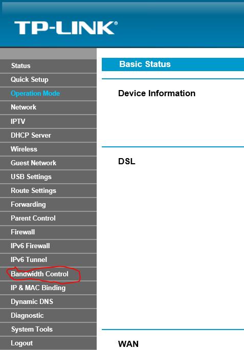 bandwithcontrol