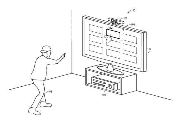Microsoft wants to make it easier to select and activate objects in a GUI using the Kinect