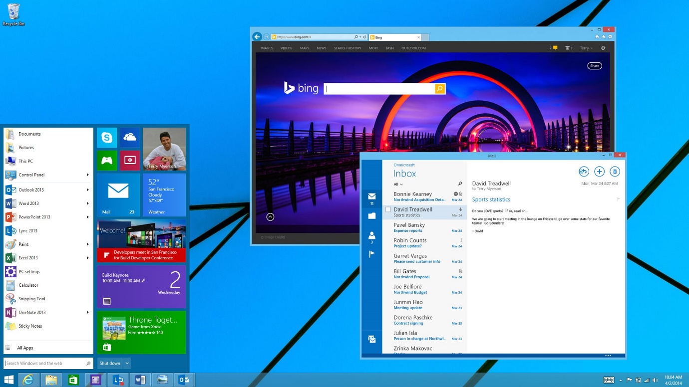 Windows Threshold will be noticeably different than Windows 8.1, visually. 