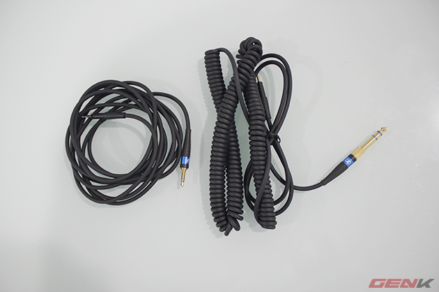 Cable tai nghe chuẩn 3,5mm và 6,3mm.