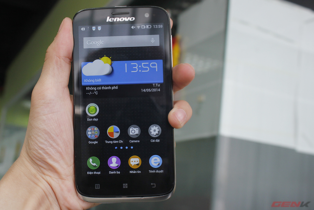 Đánh giá nhanh Lenovo A859: Smartphone 2 sim, hiệu năng tốt