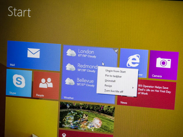 Bản Update 1 của Windows 8.1 bắt đầu tới tay người dùng