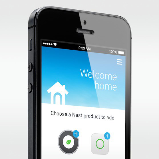 Ứng dụng trên iPhone giúp điều khiển máy báo khói Nest. 